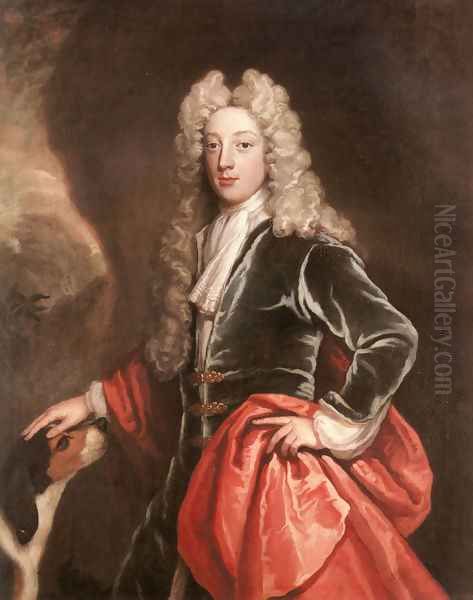 Portrait of Thomas Boothby (1681-1752) Oil Painting by John Baptist de Medina