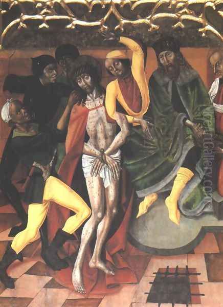 Christ Before Pilate Oil Painting by Michael of Dzialdow