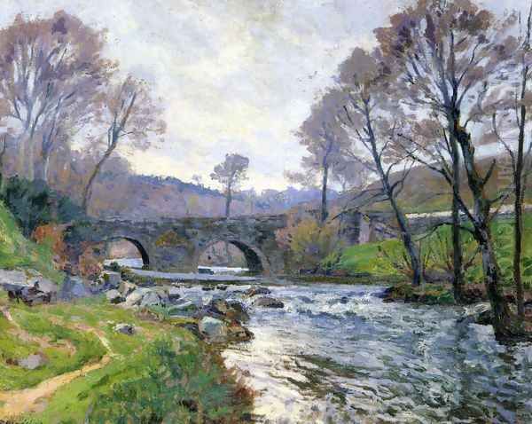 Le Pont Charaud sur la Cedelle, Crozant Oil Painting by Paul Madeline