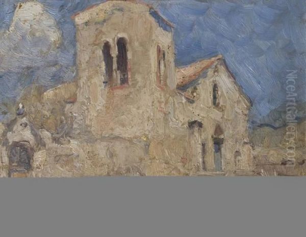 San Giovanni Del Toro (ravello) Oil Painting by Richard Heintz