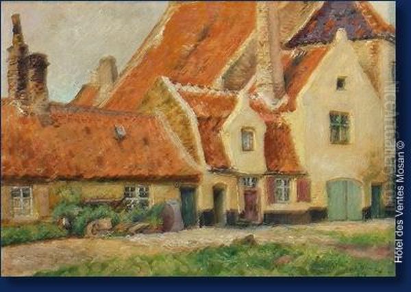 Vieilles Maisons Campinoises Oil Painting by Richard Heintz