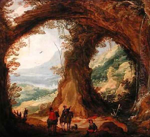 Landscape with Travellers Oil Painting by Josse de Momper