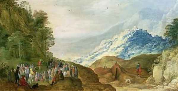 The Sermon on the Mount Oil Painting by Josse de Momper