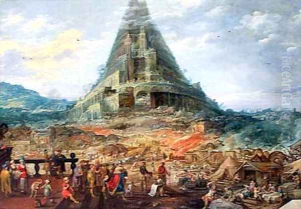 The Tower of Babel Oil Painting by Josse de Momper