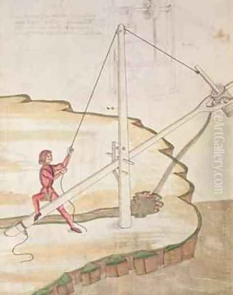 Diagram of a method of supplying water Oil Painting by Jacobi Mariani