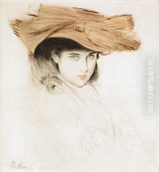 Helen Helleu Oil Painting by Paul Cesar Helleu