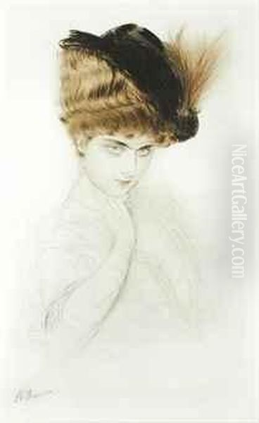 Madame Letellier Oil Painting by Paul Cesar Helleu