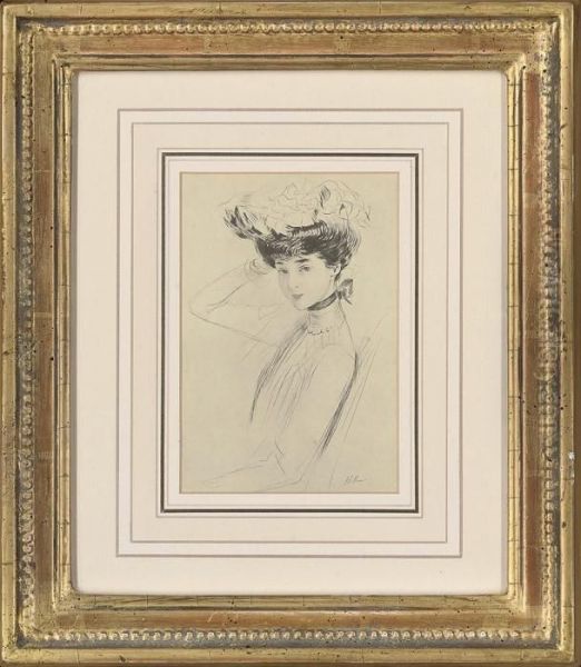 Ladies Of The Belle-epoque Oil Painting by Paul Cesar Helleu