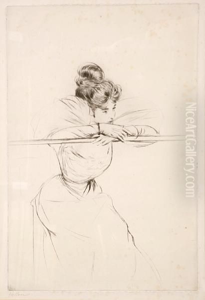 La Jolie Taille Oil Painting by Paul Cesar Helleu