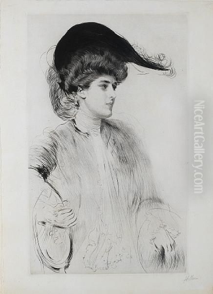 Duchess Of Marlborough Oil Painting by Paul Cesar Helleu