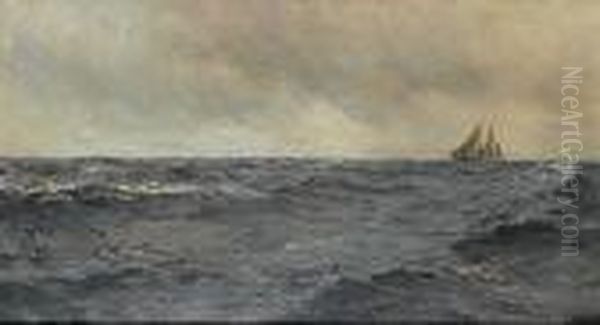 The Deep Sea Rain Oil Painting by Charles Napier Hemy