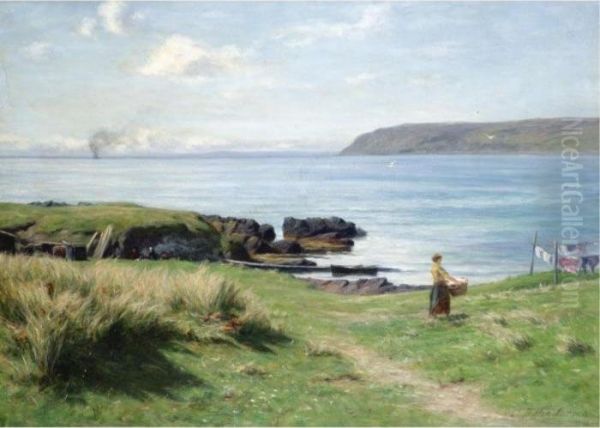 View Of Largs, Ayrshire Coast Oil Painting by Joseph Henderson