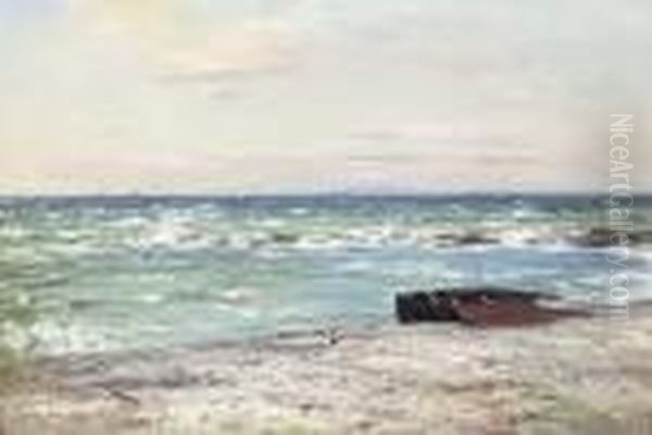 A Blustery Day Oil Painting by Joseph Henderson