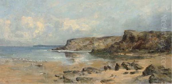 Off Newborough Oil Painting by Joseph Henderson