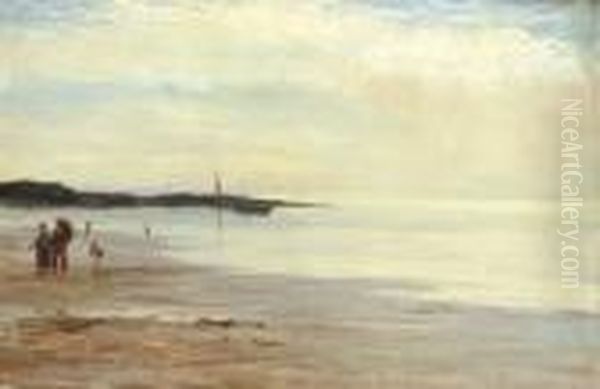 On The Shore Oil Painting by Joseph Henderson