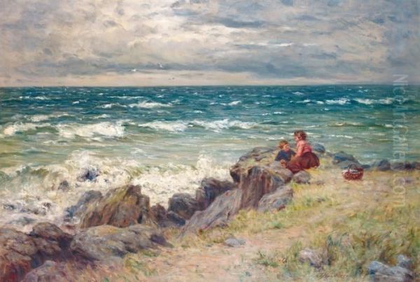 Blustery Picnic Oil Painting by Joseph Henderson