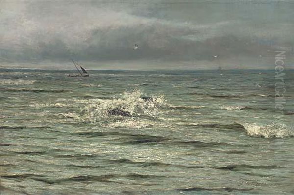 Choppy Seas Oil Painting by Joseph Henderson