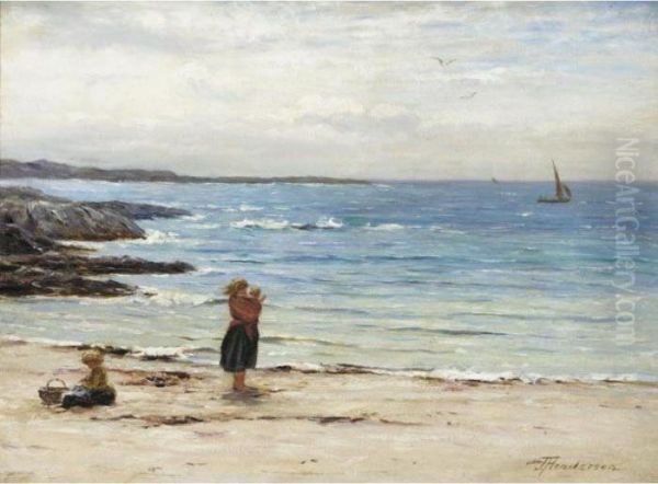 Looking Out To Sea Oil Painting by Joseph Henderson