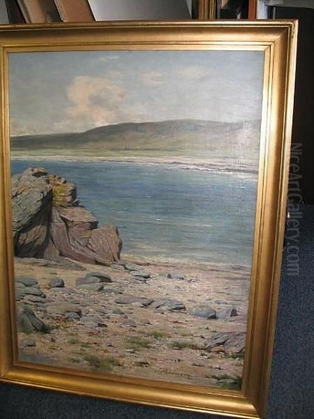 A Deserted Cove, Argyll Oil Painting by Joseph Henderson