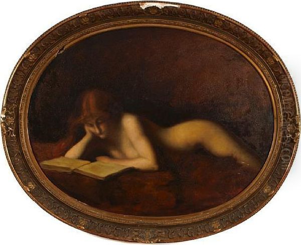 La Liseuse Oil Painting by Jean-Jacques Henner