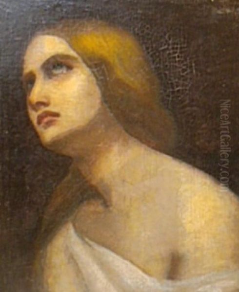 Reverie Oil Painting by Jean-Jacques Henner