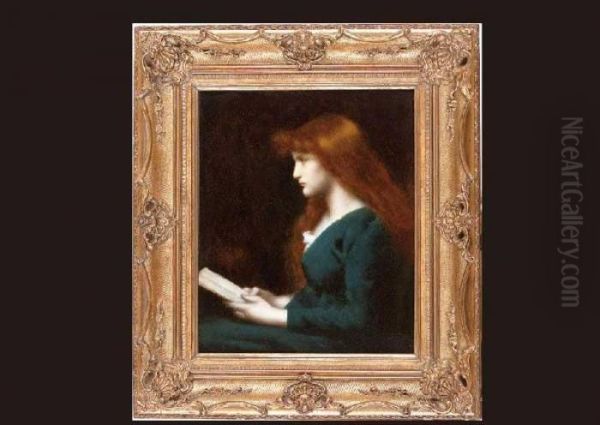 Woman Oil Painting by Jean-Jacques Henner