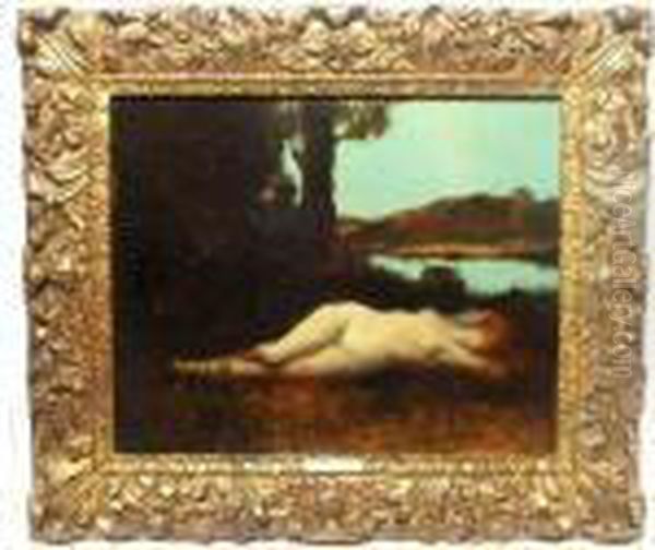 Dans Le Gout De Panneau Oil Painting by Jean-Jacques Henner