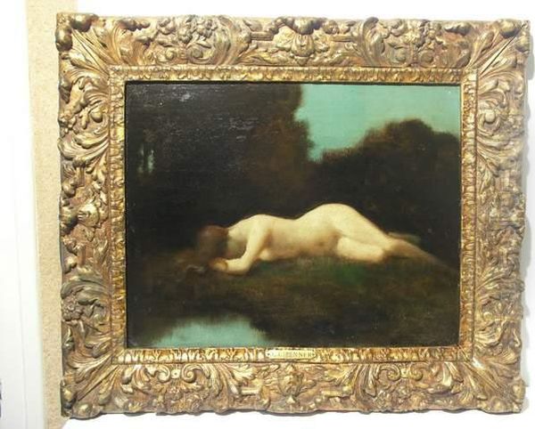 Panneau Oil Painting by Jean-Jacques Henner