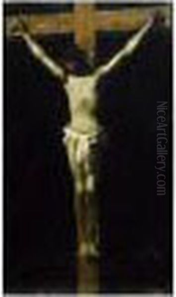 Christ En Croix Oil Painting by Jean-Jacques Henner