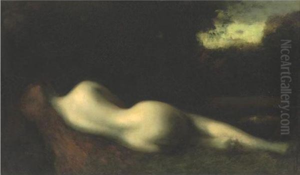 Nude Oil Painting by Jean-Jacques Henner