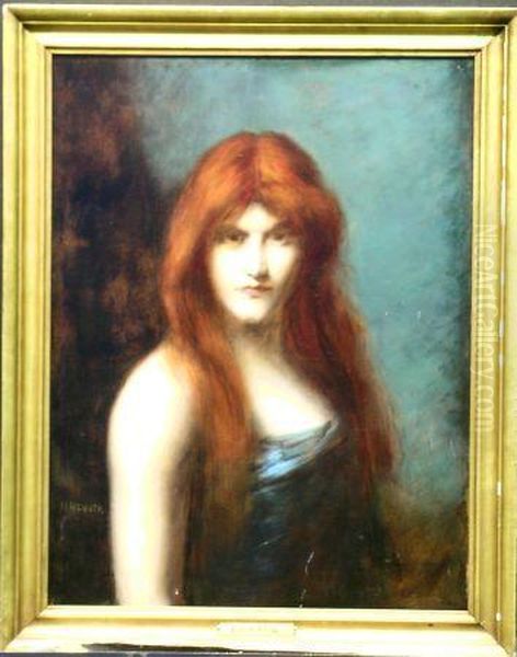 Red Headed Beauty by Jean-Jacques Henner