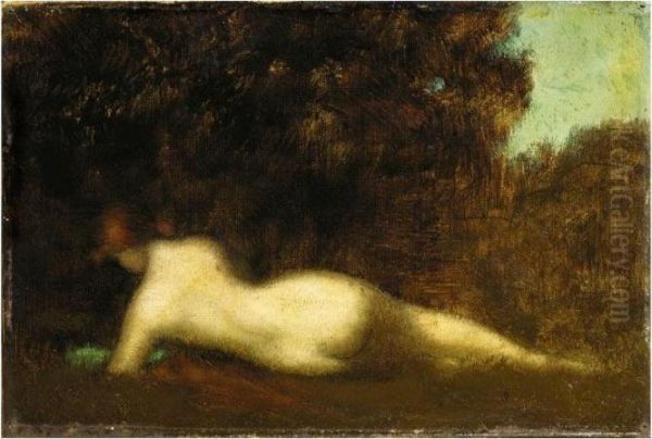 Etude Pour Ou D'apres Oil Painting by Jean-Jacques Henner