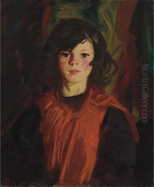 Mary Ann (mollie) Oil Painting by Robert Henri