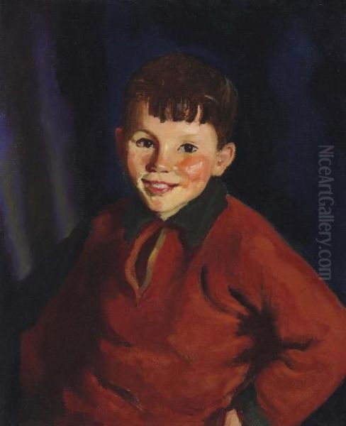 Smiling Tom Oil Painting by Robert Henri