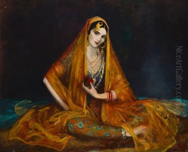 Roshanara Oil Painting by Robert Henri