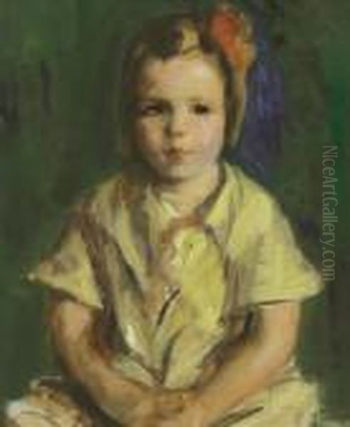 Portrait Of Faith Oil Painting by Robert Henri