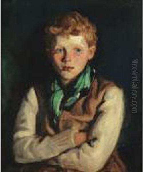 Hughie The Poet Oil Painting by Robert Henri