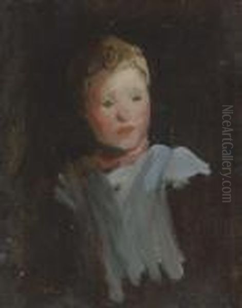 Cori Oil Painting by Robert Henri