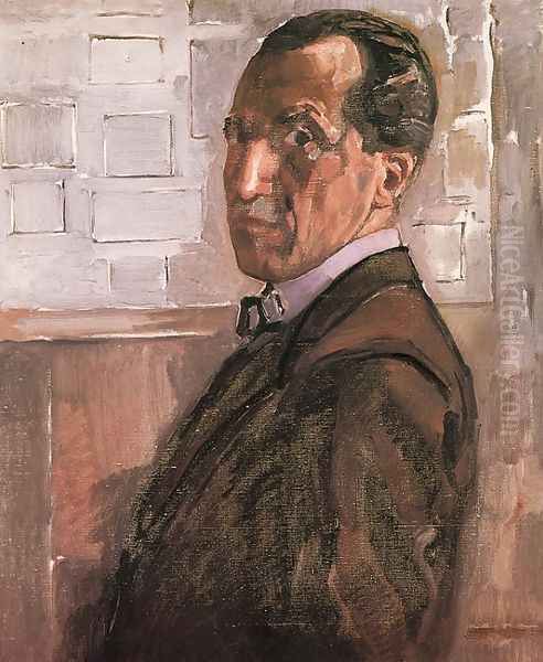 Self Portrait Oil Painting by Piet Cornelis Mondrian