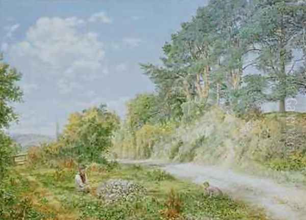 The Stonebreaker 1868 Oil Painting by George William Mote