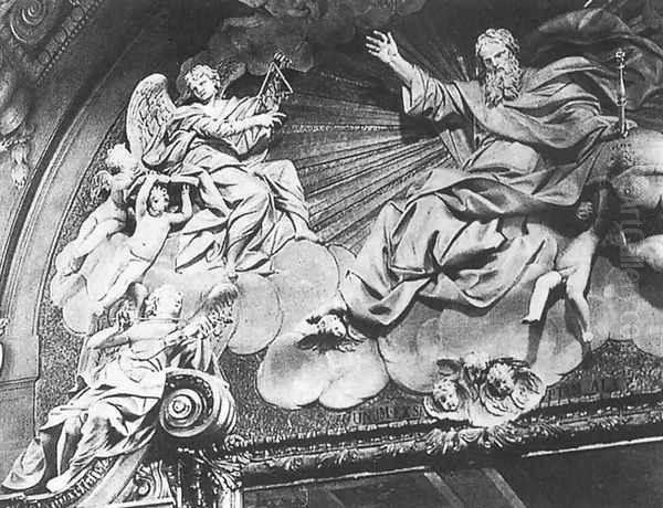 Stucco Decoration of the Main Altar by Giuseppe Maria Mazza