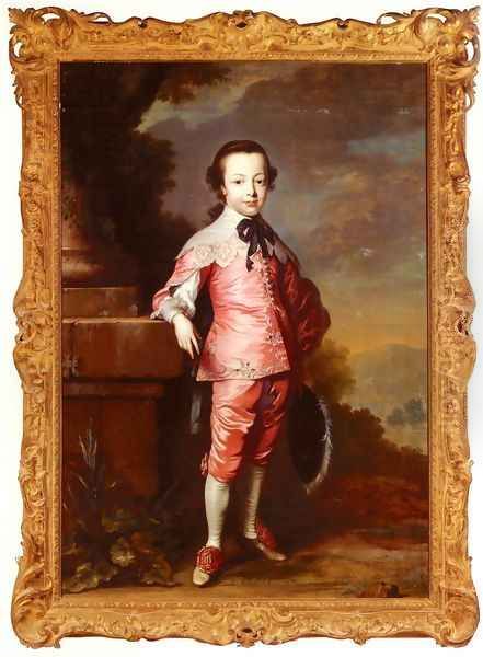 Portrait Of John Smyth (1748 - 1811), When A Boy Oil Painting by Frans Van Der Myn