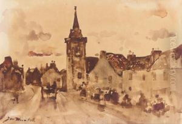 Montrose Oil Painting by James Watterston Herald