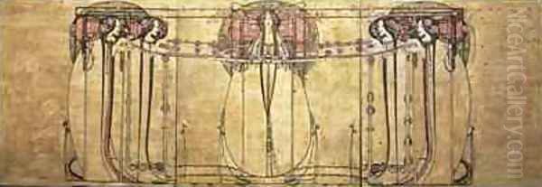 The May Queen 1900 Oil Painting by Margaret MacDonald Mackintosh