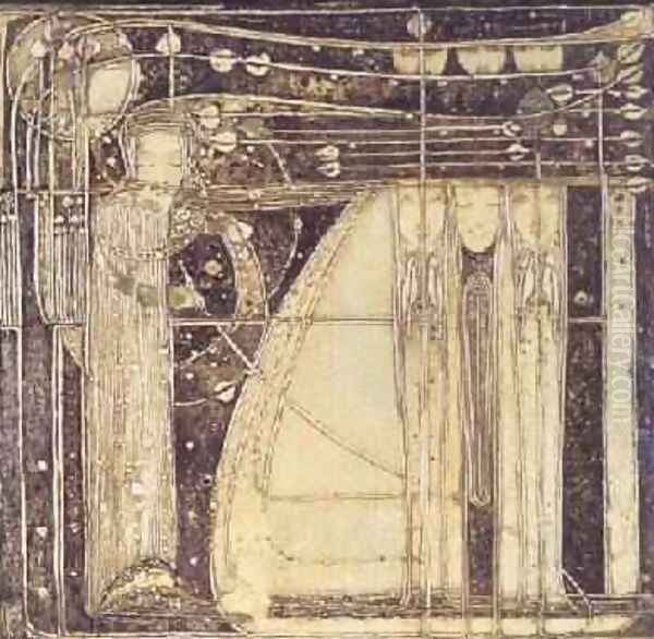 The Opera of the Wind Oil Painting by Margaret MacDonald Mackintosh