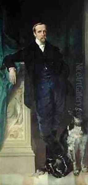 Duke of Aumale 1822-97 at Twickenham 1853 Oil Painting by Victor Mottez