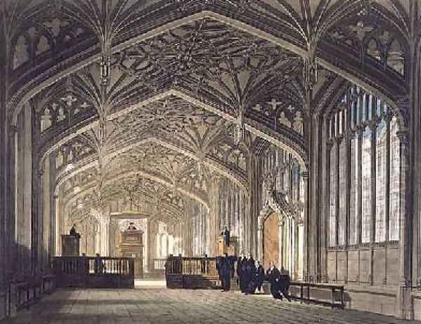 Interior of Divinity School Oil Painting by Frederick Mackenzie