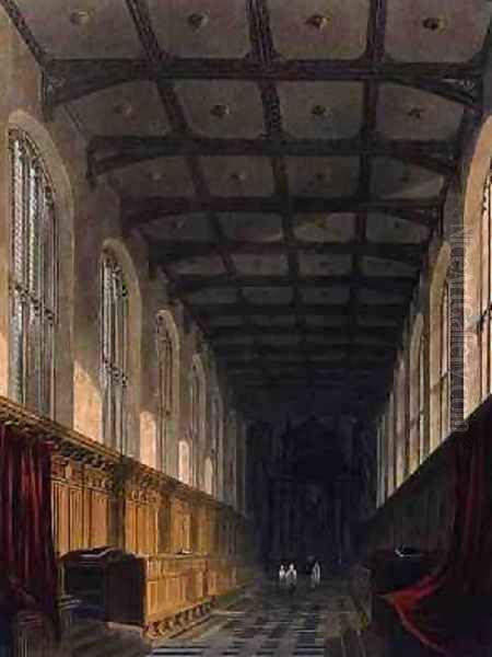 Interior of Trinity College Chapel Oil Painting by Frederick Mackenzie