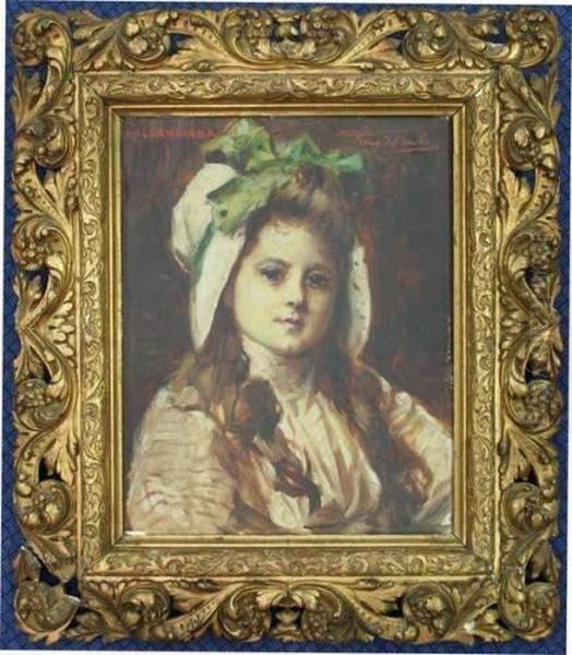 Hollandiane Oil Painting by Leon Herbo