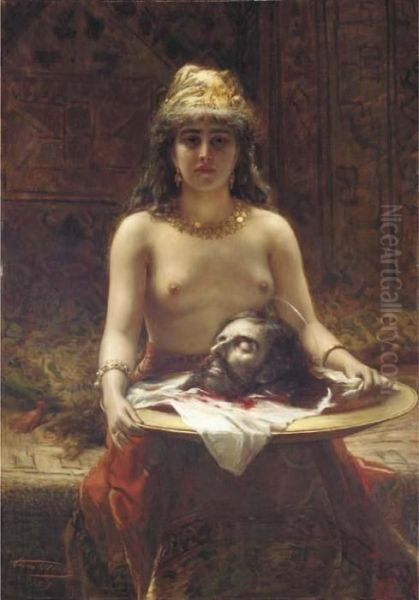 Salome Oil Painting by Leon Herbo